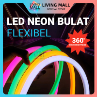 (Per-Meter) Lampu Selang LED Neon Flex HLS-5268 Premium / 220 V 360 Derajat Bulat Waterproof / Lampu