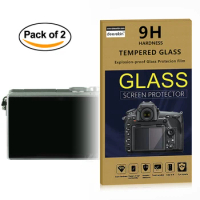 2x Self-Adhesive 0.25mm Glass LCD Screen Protector for Nikon 1 J5 J4 V3 J3 J2 V2 S2 Mirrorless Digital Camera