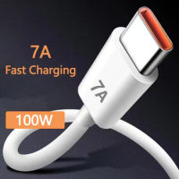 7A USB C Fast Charging Cable USB Type C Fast Charge Cable For Huawei Mate 40 30 Xiaomi 12 pro Samsung Data Cord Wire