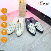 Mules/ Bustong/ Marry Jane Sepatu Wanita NUBIA KAKOI Hak 3CM Shoes Karet Sendal