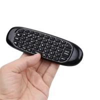 6 Axis Gyroscope 2.4GHz Wireless Keyboard Fly Air Wireless Mouse Kyboards Remote Control voice With backlight for Smart TV PC