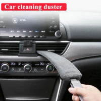 Auto Duster Air Conditioner Air Outlet Duster Brush Cleaning Tool Car Detailing Car Dash Duster Brush For Car Accessories