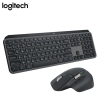 【Logitech 羅技】MX Keys S 無線智能鍵盤 搭 MX Master 3S 無線智能滑鼠(石墨黑)*