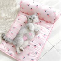 {DLGIFJIE} Cooling Dog Mat Summer Pad Breathable Pet Bed Sofa Washable Blanket for Small Medium Larg
