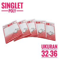 Grosir Singlet Kaos Dalam Pria Poly Dewasa Katun Putih Murah