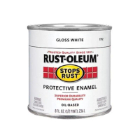 Rust-Oleum Stop Rust Protective Enamel 0.5pint (Gloss White)
