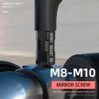 1PCS Motorcycle Mirror Screws M8/M10 Left/Right-hand Screw for Honda Suzuki Yamaha Kawasaki Benelli KTM Ducati Triumph Aprilia