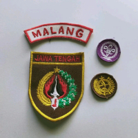 LOGO ATRIBUT BAJU PRAMUKA JAWA TENGAH BORDIR