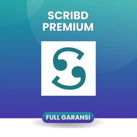 SCRIBD PREMIUM FULL GARANSI 1 Bulan