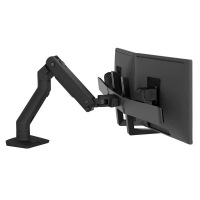 Ergotron HX 雙顯示器單臂支架 45-476-224 (黑色) 