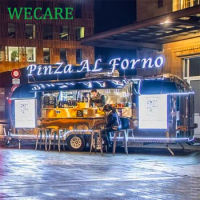 Wecare DOT/CE Certification Personalized Customization Food Car Van Food Trucks with Pizza Oven Mobile Bar Trailers Food Truck