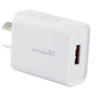 100Pcs QC3.0 USB Wall Charger Travel Power Adapter Quick Fast Charger for Smart Phone Wall USB Charger QC3.0 Adapter 18W