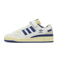 adidas 休閒鞋 Forum 84 Low 男鞋 米白 藍 魔鬼氈 復古 愛迪達 IE3205