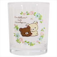 拉拉熊磨砂玻璃杯 休息(RK-0902) 水杯 餐具 懶懶熊 輕鬆熊  日貨 正版授權J00012167