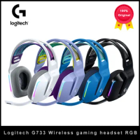 Logitech G733 KDA LIGHTSPEED wireless gaming headset RGB DTS X2.0 7.1 surround sound ultra-light
