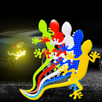 Nhãn Dán Xe Hơi, Thiết Kế Gecko Phản Quang, Nhãn Đuôi Xe Sáng Tạo Ba Chiều 3D, Nhãn Cảnh Báo, Sản Ph