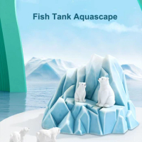 Fish tank aquascape complete set of small fish tank ornaments aquascape aquarium resin fish tank decorative aquascape plant