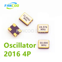 10pcs 8.000MHZ Oscillator 2016 4P OSC 3.3V 2.0*1.6mm 8MHZ 10MHZ 12MHZ 13.560NGZ 12.288M 19.200M 20M 25M 26M 27M 24.576M 32M 40M