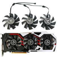 NEW 1LOT 75MM 4PIN GTX 1070 GPU Fan，For Colorful iGame GeForce GTX 1060 1070 1070TI 1080 Graphics card cooling fan