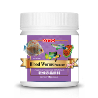 【OTTO奧圖】乾燥赤蟲飼料-15g(補充營養物質與微量元素)