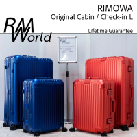 RIMOWA Original Checkin-L Cabin Aluminum Suitcase - Seasonal Limited Marine Scarlet - กระเป๋าเดินทาง