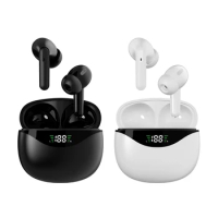 New Bluetooth Earphones Sports Headphones Wireless Earbuds With Microphone LED Display Screen Gaming Headset For iPhone Xiaomi