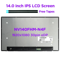 หน้าจอแอลซีดีสำหรับแล็ปท็อป รุ่นใหม่ ขนาด 14.0 นิ้ว ความละเอียด IPS (นิตเซลล์) โมเดล NV140FHM/N4F รอ