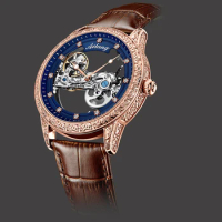AILANG Man Mechanical Watches Waterproof Automatic Business Watch Men Fashion Luxury Genuine Brand Hollow Out Sport Wristwatches
