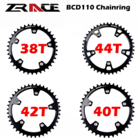 ZRACE BCD110 Chain Ring Road Bicycle Parts Bike Chainring Aero Chainring Single Speed 38T/40T/42T/44T for RX Crankset 170 110BCD