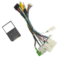 Car 16PIN Android o Power Radio Wire Harness with Canbus Box Car Accessories for Isuzu D-MAX 2020