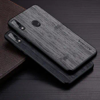 Case for Xiaomi Redmi Note 7 5 4 4X Pro Plus funda bamboo wood pattern Leather cover Luxury for redmi note 7 pro case