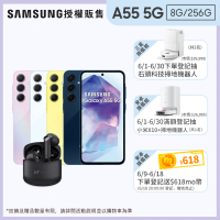 【SAMSUNG 三星】Galaxy A55 5G 6.6吋(8G/256G/Exynos 1480/5000萬鏡頭畫素)(藍牙耳機組)
