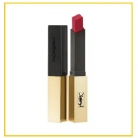 YVES SAINT LAURENT 聖羅蘭絕色時尚啞緻小金條口紅唇膏 YSL ROUGE PUR COUTURE THE SLIM LEATHER MATTE LIPSTICK #21 2.2G