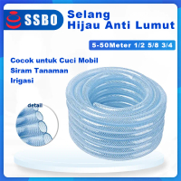 SSBO Selang Air Transparan Serat Benang 5-50M, Anti Bocor & Tahan Tekanan. Ringan dan Fleksibel untu