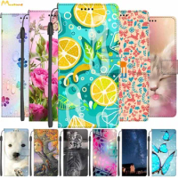Leather Cases For Sony Xperia 1 IV L4 Luxury Wallet Flip Cover For Sony Xperia 1 III II Case Cute Printed Phone Bags Card Slots