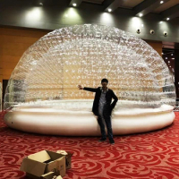 Transparent Inflatable Dome Tent Double Igloo Camping Bubble Tent Transparent Rental Room 2020 Hot Sale Outdoor