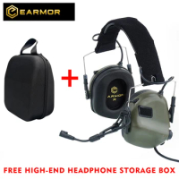 EARMOR M32 MOD4 Tactical Headset, Shooting Noise Reduction Earmuffs, Microphone Communication, Military Quality