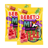 Bebeto Mix Gummy Candies 2 Bag - (80g X 2) (Gula-gula Getah Bebeto Mix 2 Beg - (80g X 2))