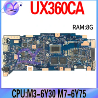 UX360 Mainboard For ASUS UX360CA UX360CAK UX360C TP360CA U360CA Laptop Motherboard With M3 I5 M7 4G/8G-RAM 100% Working