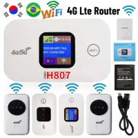 150Mbps 4G LTE WiFi Router Portable Pocket Wifi Router Mobile Hotspot Wireless Unlocked Modem With Sim Card Slot Repeate 2100mAh