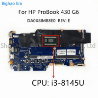 DA0X8IMB8E0 For HP ProBook 430 G6 Laptop Motherboard (With i3-8145U i5-8265U i7-8565U CPU) SPS:L44502-601 L44505-601 L44507-601