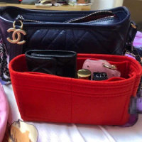 For Gabrielle Hobo Felt Cloth Insert Bag Organizer Makeup Handbag Organizer Travel Inner Purse Portable Cosmetic Bags