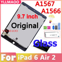 9.7'' New Good Quality LCD For Apple iPad 6 Air 2 A1567 A1566 LCD Display Touch Screen Digitizer Assembly Replacement