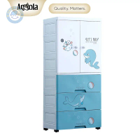 lingtkshop1 Angola Lemari Pakaian Plastik C14 Lemari Pakaian Anak Storage Box Lemari Laci