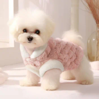 Dog Clothing New Winter Puppy Pomeranian Bear Yorkshire Small Dog Thickened Pet Teddy Winter Clothing