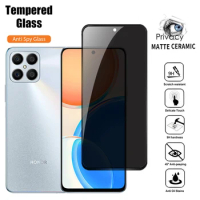 Full Cover Privacy Tempered Glass For Honor X8 X7A X9 50 SE 20 Pro Anti-Spy Screen Protector For Honor 8A 8C 8X 9A 9C 9I 9X Film