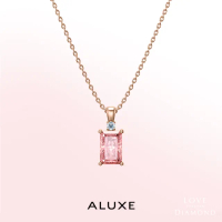 【ALUXE 亞立詩】IGI 1.09 克拉 FVPVVS2 18K金 粉紅鑽 鑽石項鍊 ROSE My Love 系列 NS3165(培育鑽石)