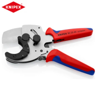 KNIPEX 90 25 40 Pipe Cutter 8-1/4 in. PVC Pipe Cut For Composite and Plastic Pipes
