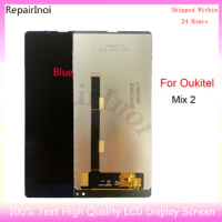 Original Blue LCD Display For Oukitel Mix 2 LCD Display Touch Screen Digitizer For Oukitel Mix2 LCD Display Assembly Replacement