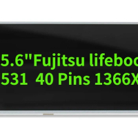 15.6" Laptop Matrix For Fujitsu lifebook AH531 40 Pins 1366X768 LCD Screen Panel Replacement